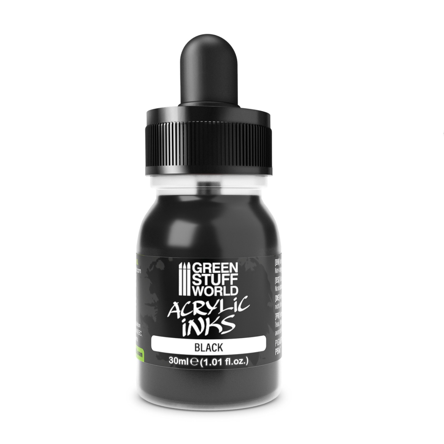 Тушь акриловая GSW Acrylic lnks 30 мл Opaque Black (4286)