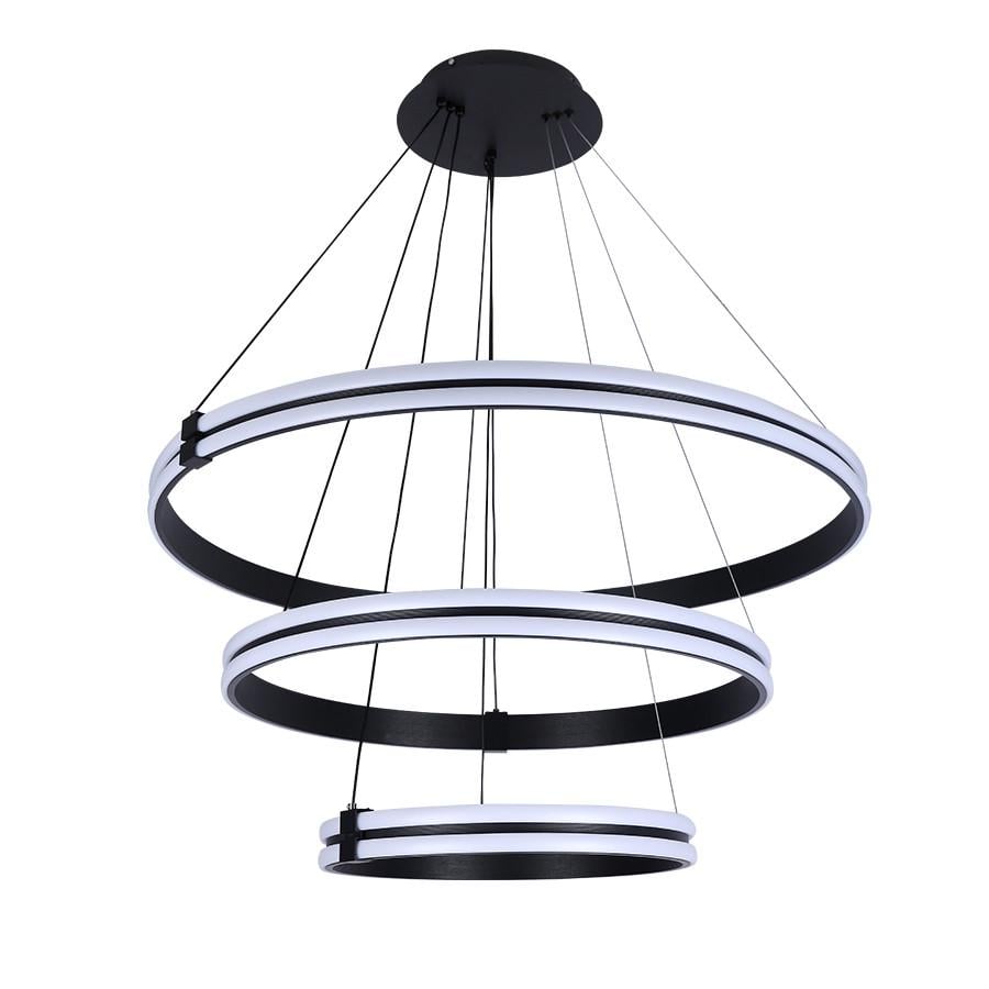 Люстра LED з пультом 7871220 400/600/800 BK 210W Чорний