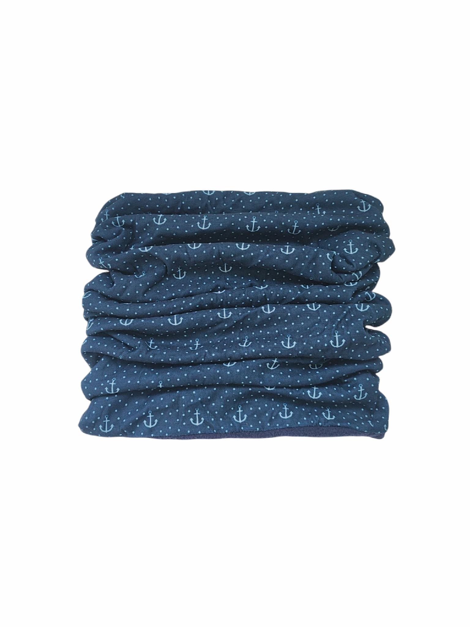 Шарф-снуд дитячий для хлопчика на флісі MH One Size Темно-синій (25101009)