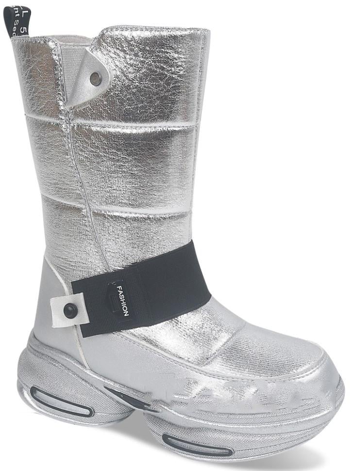 Дутики зимние TOM.M 9713E на овчине р. 37 Серебристый