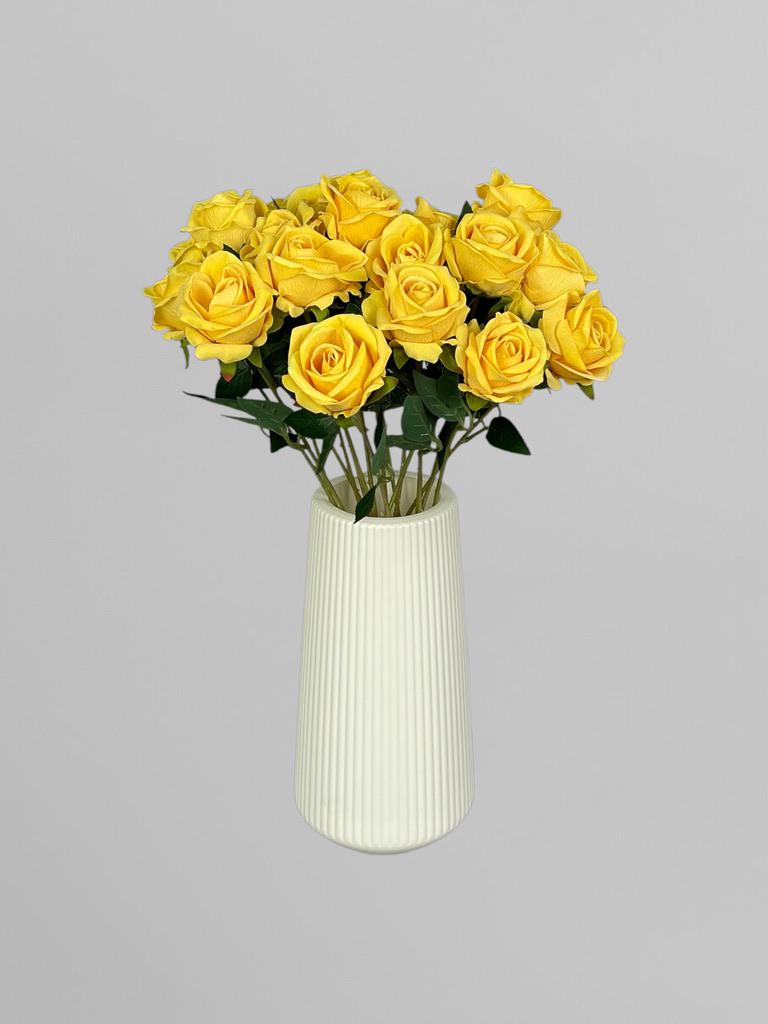 Роза на стебле 51 см Желтый (К02083) - фото 4