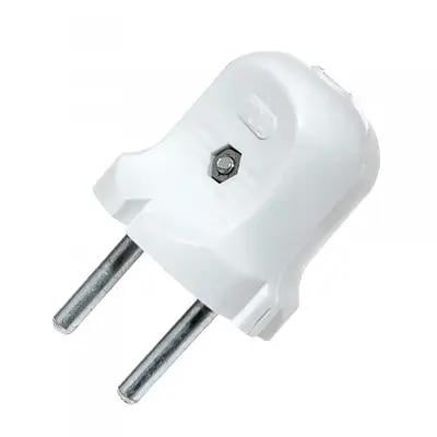 Вилка прямая EMP звонок 10 А Белый (2237268507)