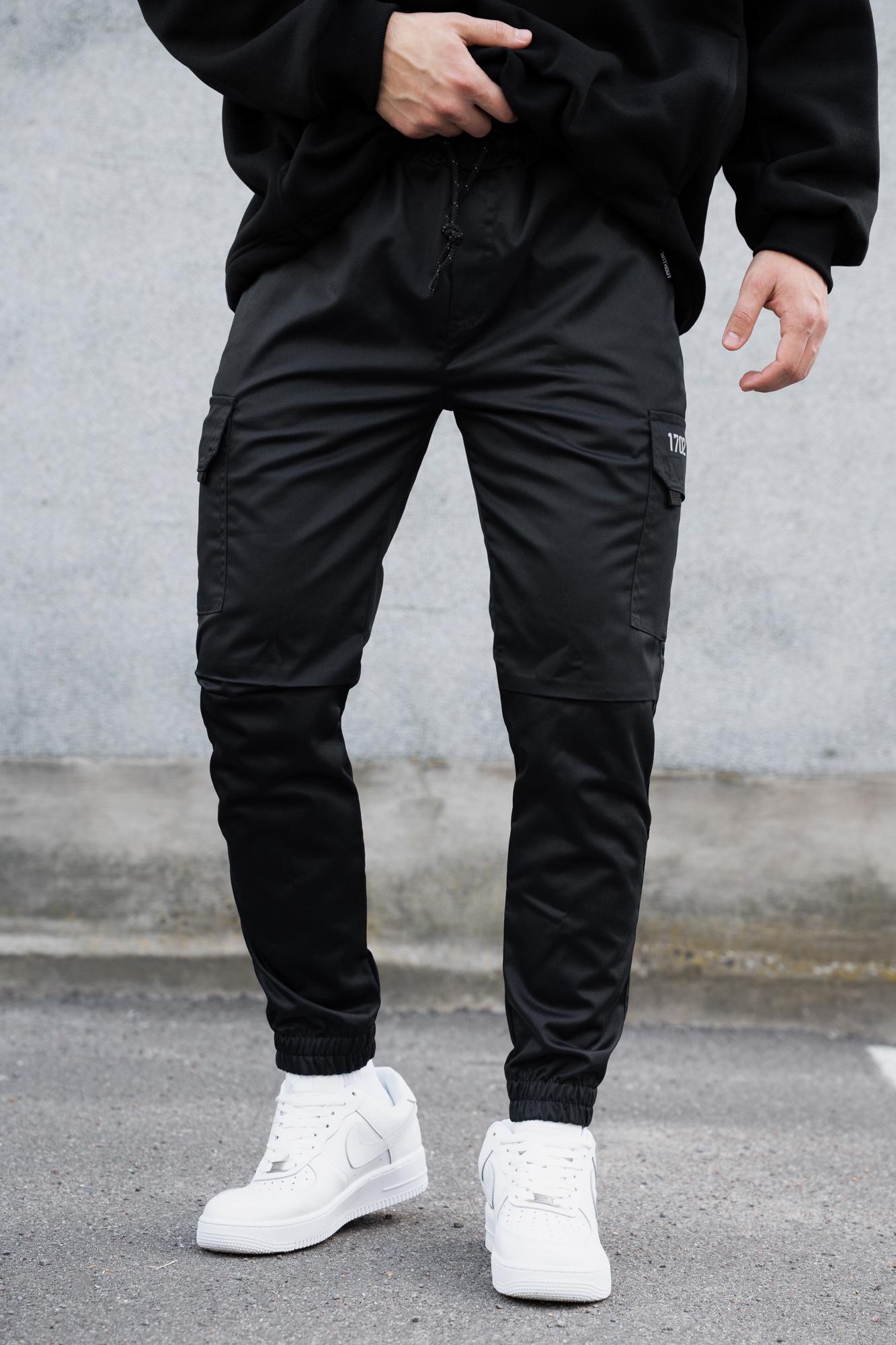 Брюки карго Without Brand Reflective 2026 4XL Black (4XL8055481)