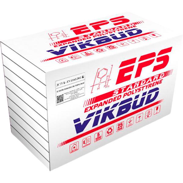 Пенополистирольные плиты ТМ VIKBUD EPS 70 13 1000х500х100 мм