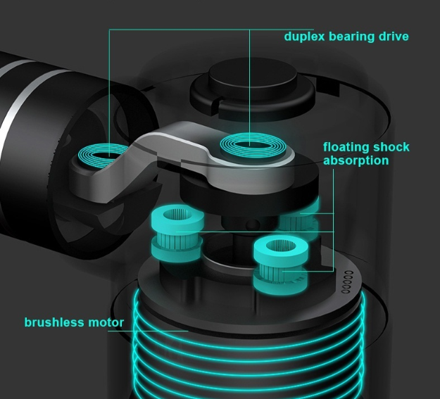 Массажер перкуссионный Booster Mini 2500 мАч Черный (2500) - фото 7