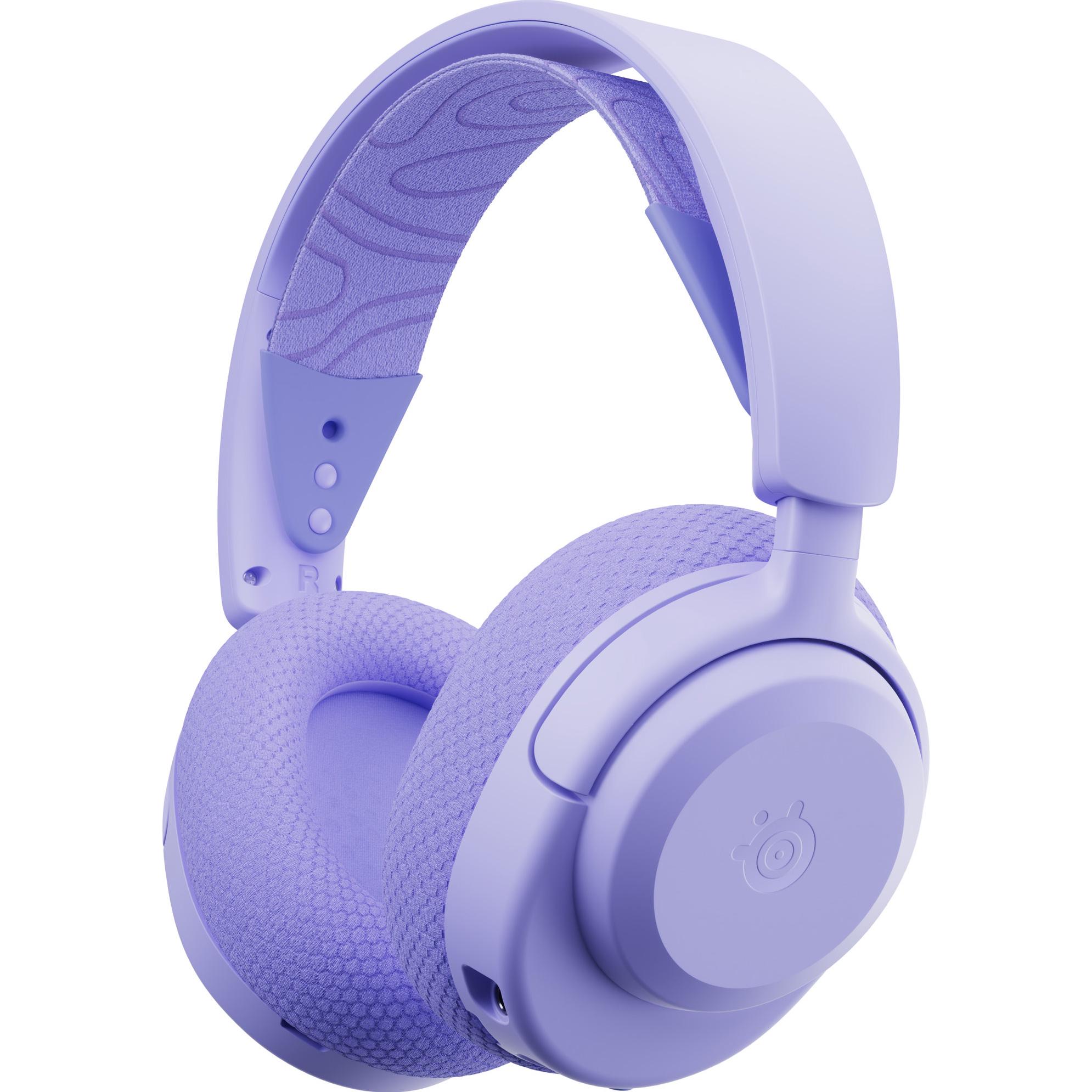 Беспроводные наушники SteelSeries Arctis Nova 3P Wireless MultiPlatform Lavender (61692) - фото 2 Беспроводные наушники SteelSeries Arctis Nova 3P Wireless MultiPlatform Lavender (61692) - фото 2