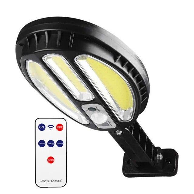 Уличный фонарь-прожектор на солнечной батарее с пультом Solar Sensor Light HB-8188A - фото 1