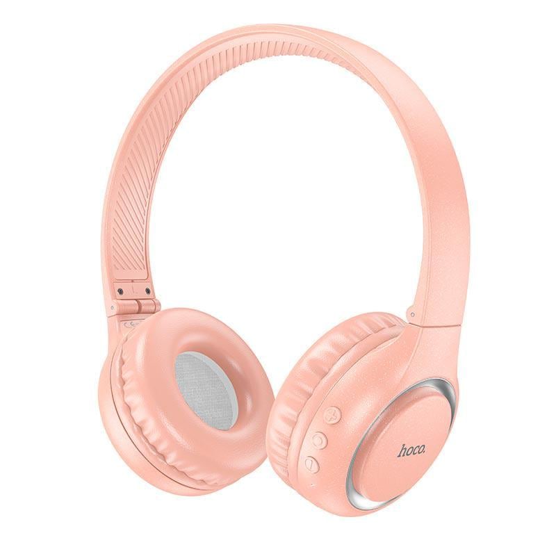 Наушники беспроводные Hoco Charm BT headphones W41 Розовый (584788)