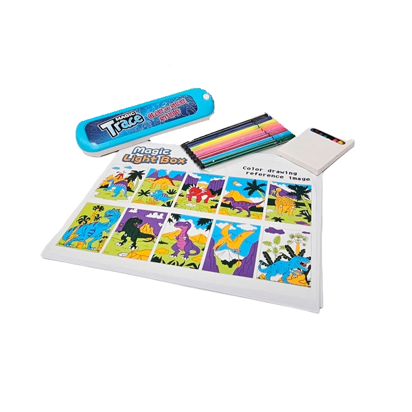 Набор для рисования Рисуй светом Magic Trace 10 листов/8 фломастеров Multicolor (243550414)