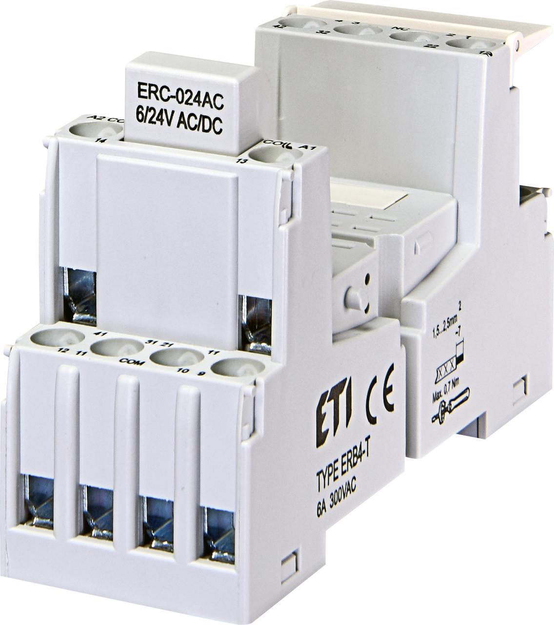 Цоколь ETI ERB4-T для ERM4 (2473014)