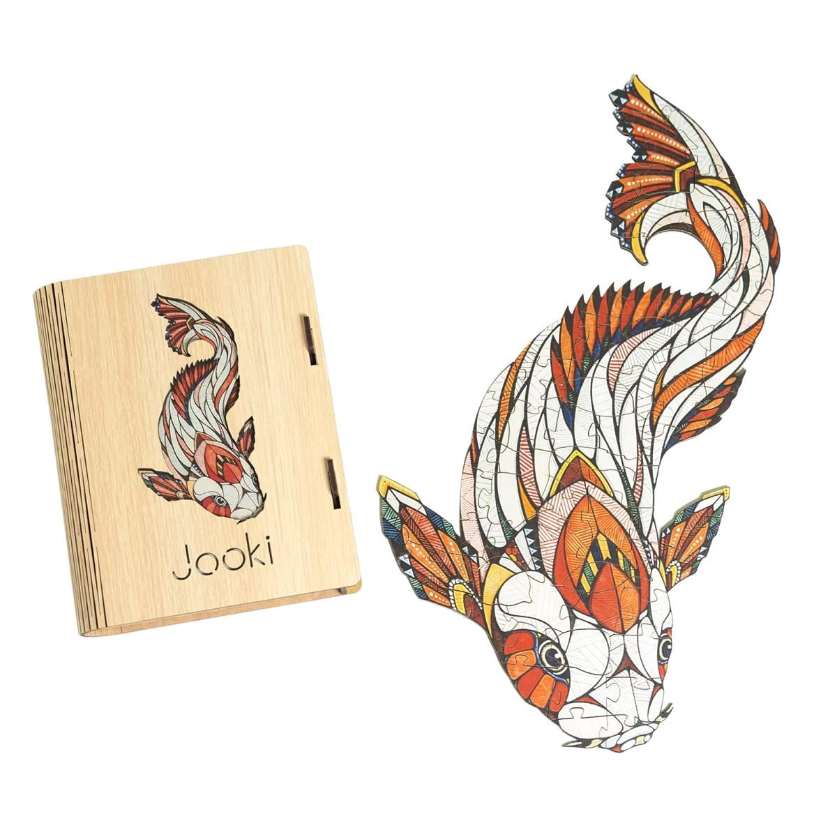 Пазлы деревянные Jooki Золотая Рыбка (34519143)