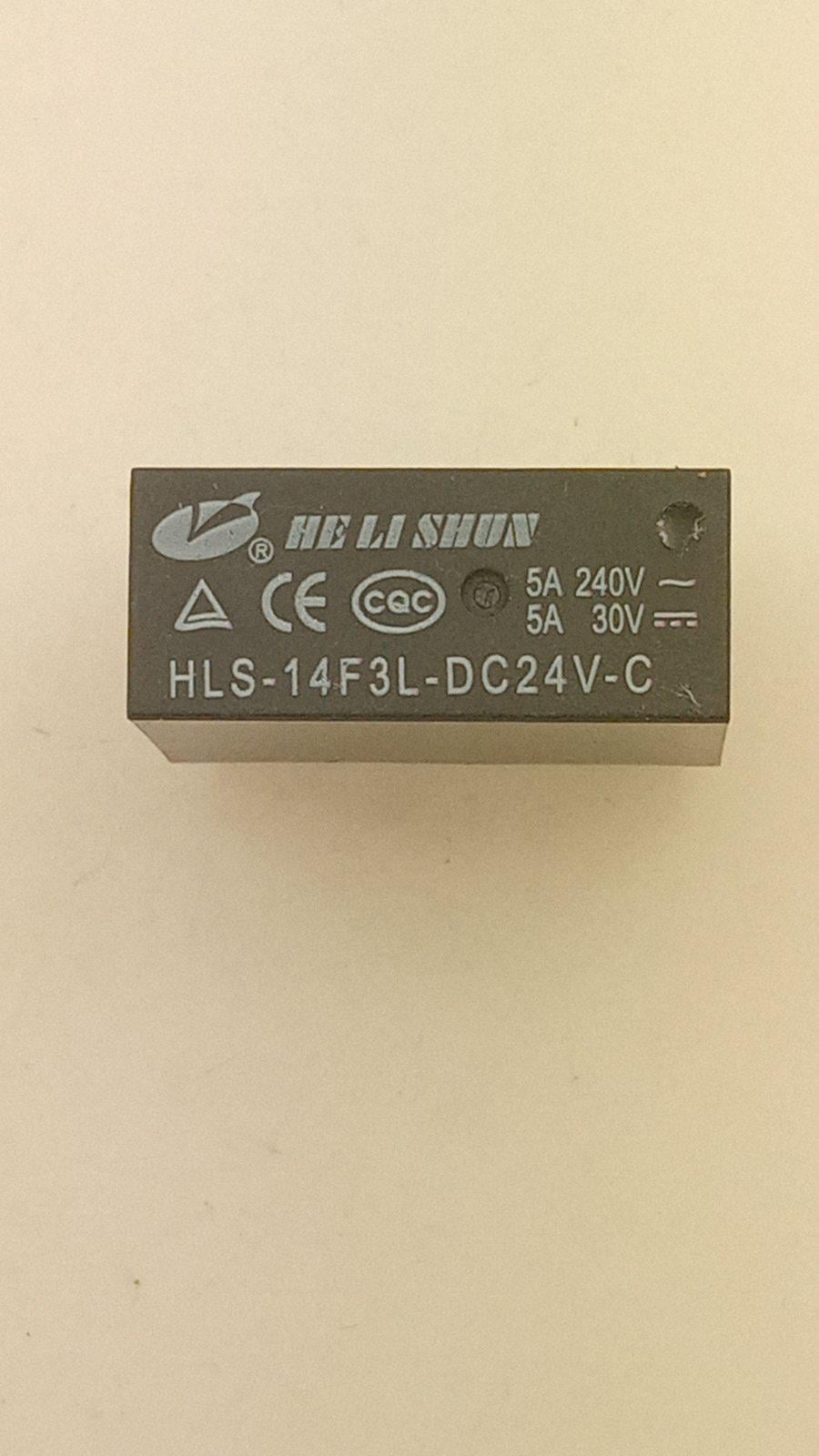 Реле HLS-14F3 DC24V-5A-2C 29x12,6x20.6 (27817)