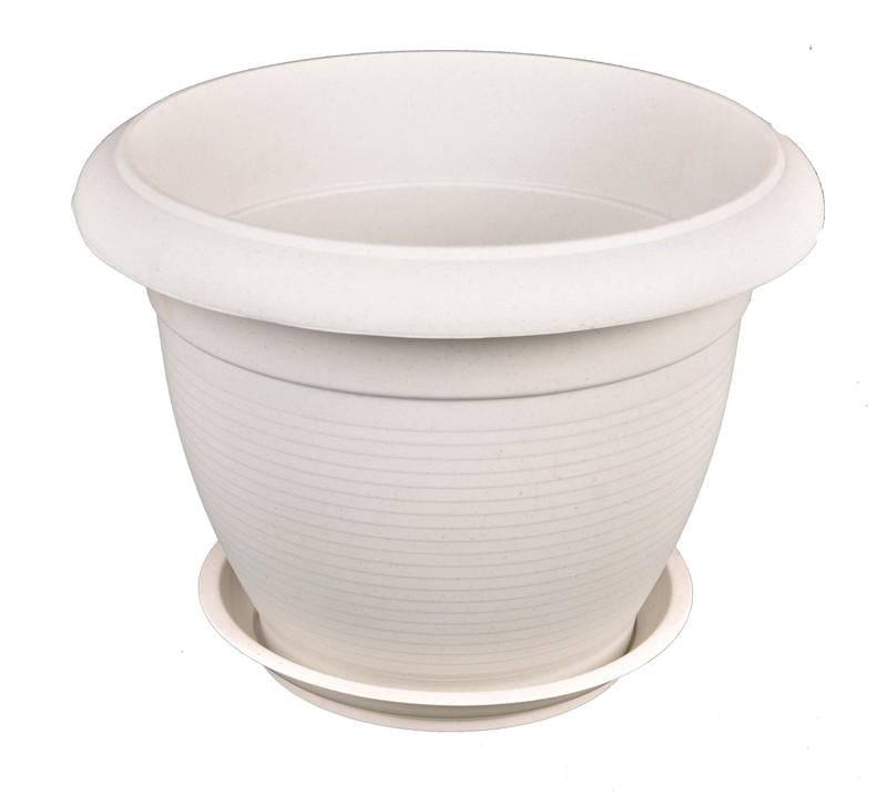 Горшок цветочный Господар Рим D 17 см White (92-8052)
