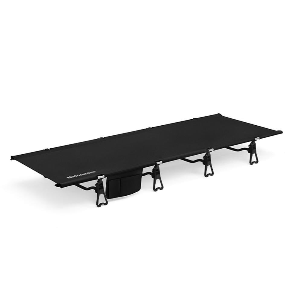Ліжко складане Naturehike XJC08 CNK2550WS020 поліестер алюміній Чорний