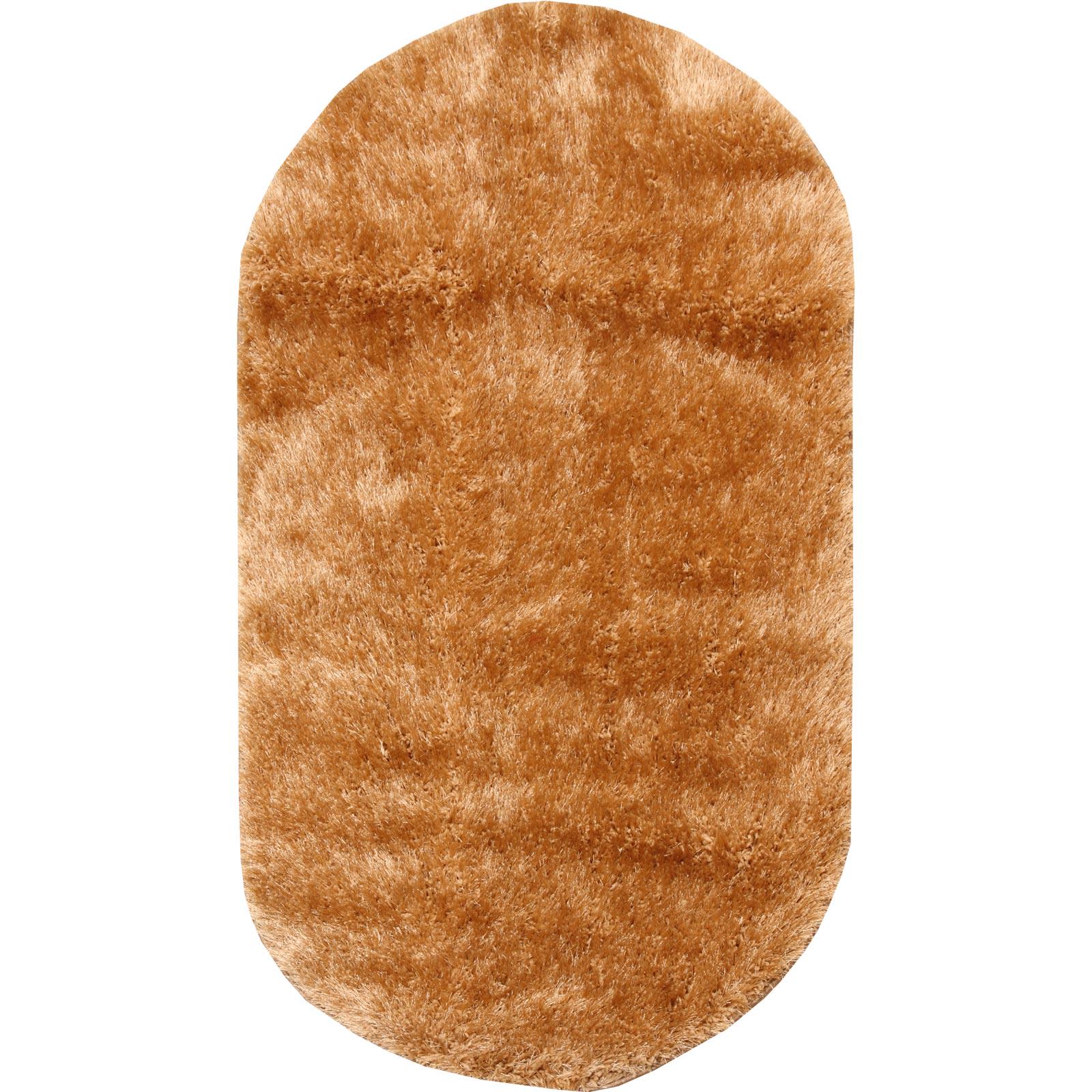 Ковер с длинным ворсом Rubin Defier 1000 овальный 0,8x1,5 м Золотой (00-00010290)