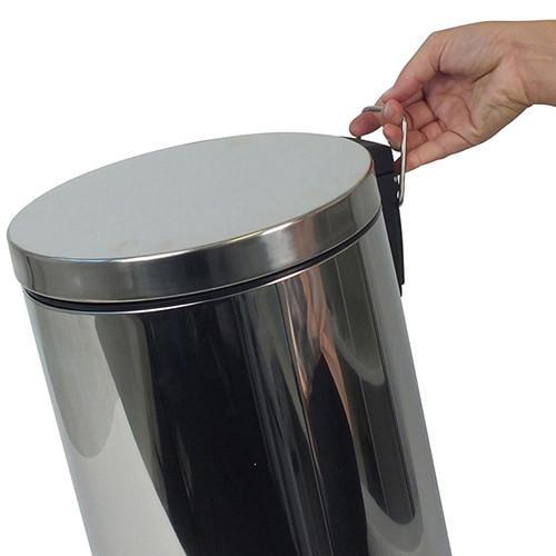 Ведро с педалью Kela Nila металлическое 12 л Серебристый (10925) - фото 3 Ведро с педалью Kela Nila металлическое 12 л Серебристый (10925) - фото 3