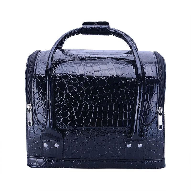 Бьюти кейс для косметики 30х26х23 см Black (JB12713)