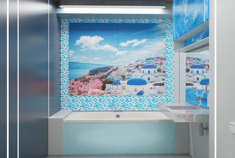 Мозаїчне панно Kotto Ceramica Санторіні 750x750 мм (004021) - фото 3 Мозаїчне панно Kotto Ceramica Санторіні 750x750 мм (004021) - фото 3