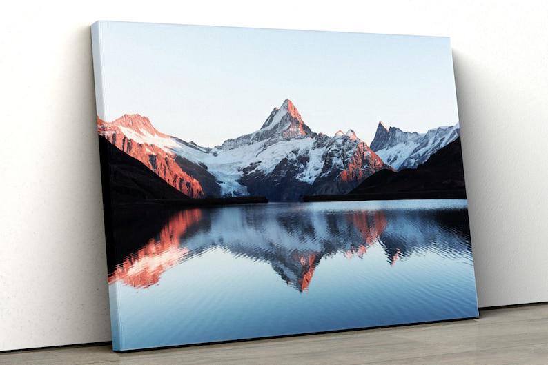 Картина на холсте KIL Art Снежные горы 81x54 см (374) Картина на холсте KIL Art Снежные горы 81x54 см (374)