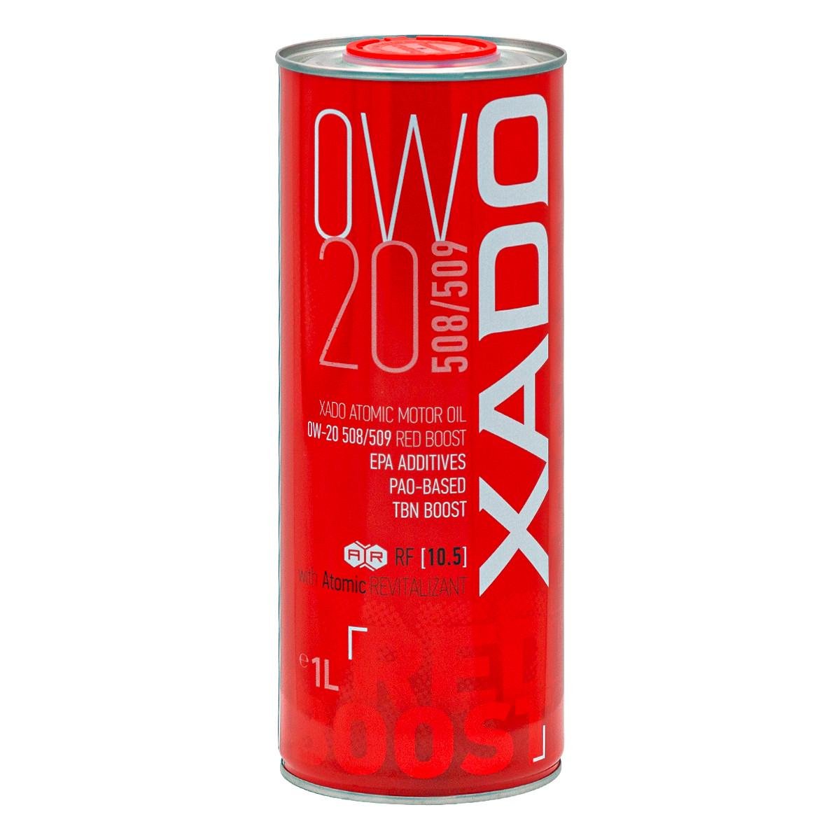 Моторна олива XADO Atomic Oil 0W-20 508/509 Red boost синтетична 1 л