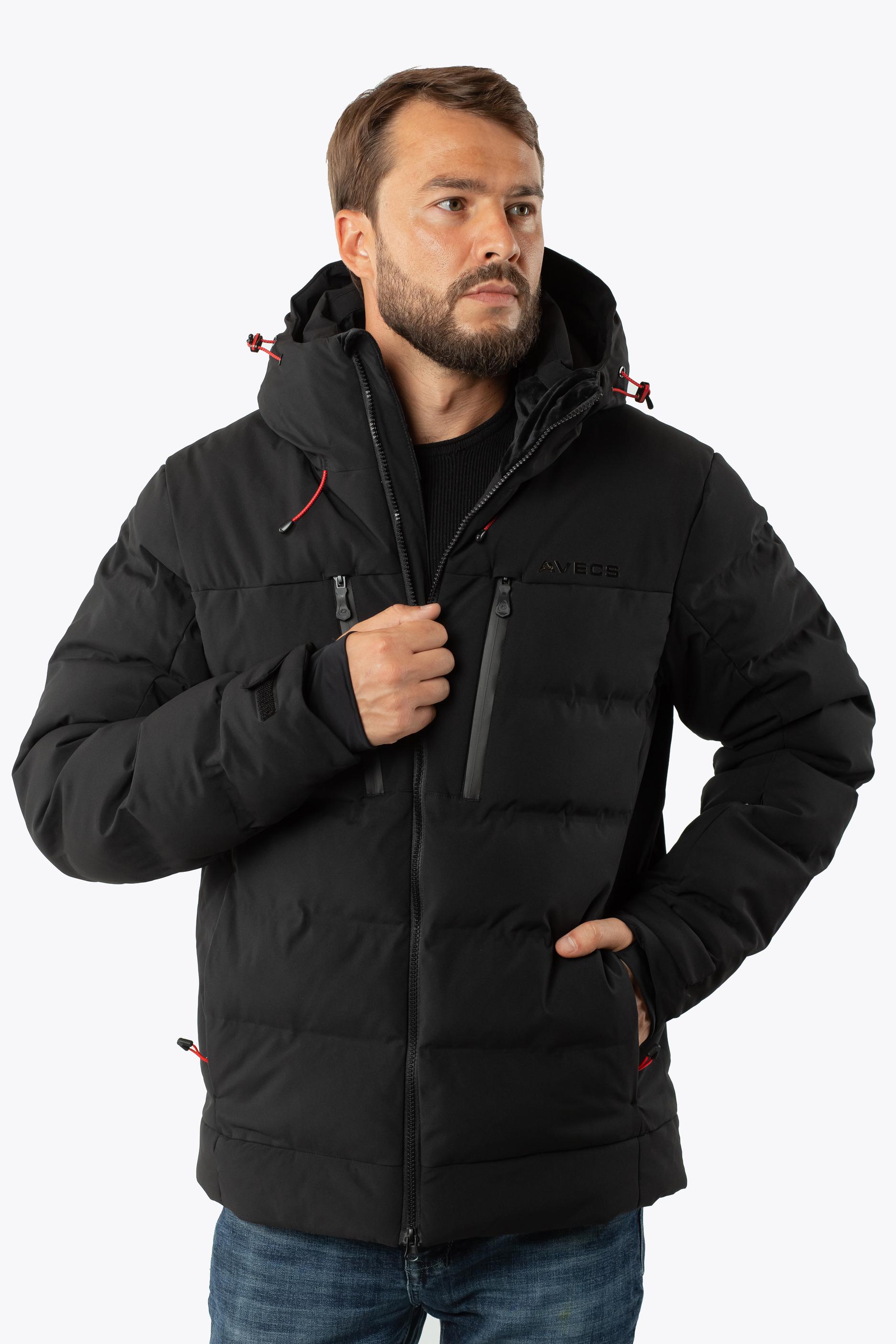 Куртка горнолыжная Avecs 70454/1 3XL Черный - фото 3