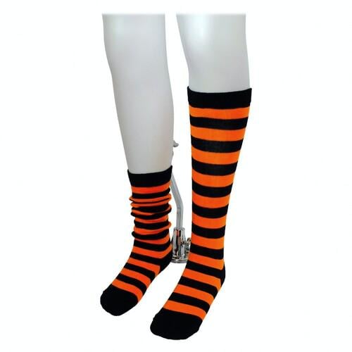 Гольфы детские полосатые Seta Decor 17-582BLK-OR