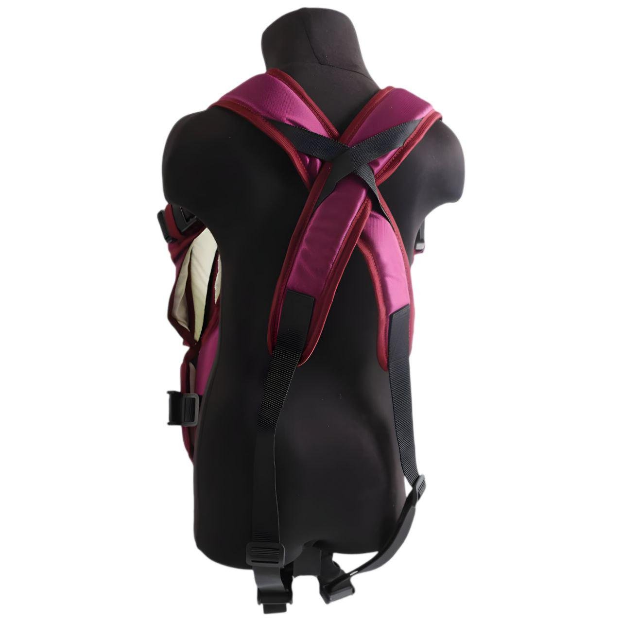 Рюкзак-кенгуру для новорожденных от 2 месяцев/до 15 кг/с положением лежа Розовый - фото 2 Рюкзак-кенгуру для новорожденных от 2 месяцев/до 15 кг/с положением лежа Розовый - фото 2