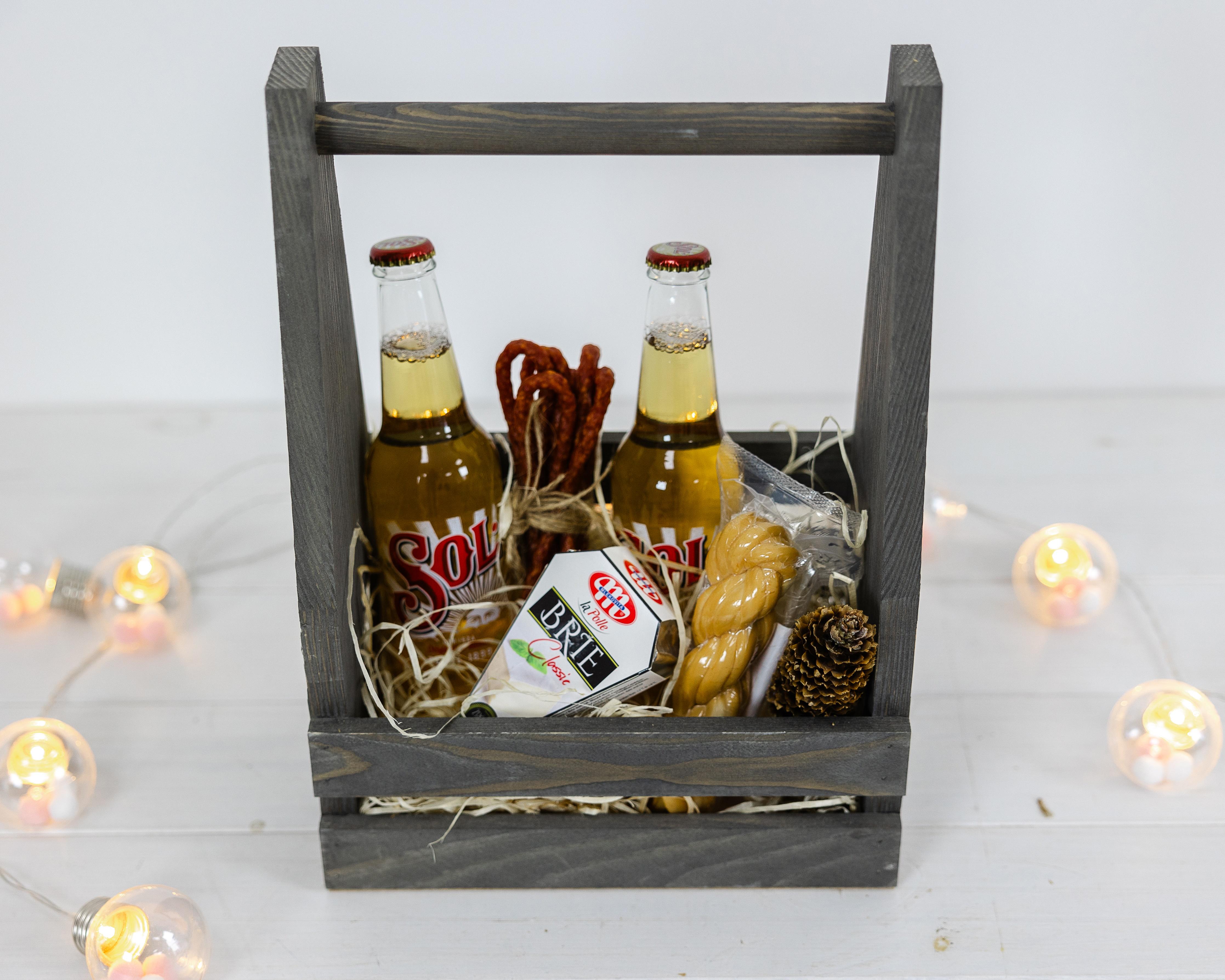 Ящик подарунковий дерев'яний Happy box Темно-сірий (0002133) - фото 7 Ящик подарунковий дерев'яний Happy box Темно-сірий (0002133) - фото 7