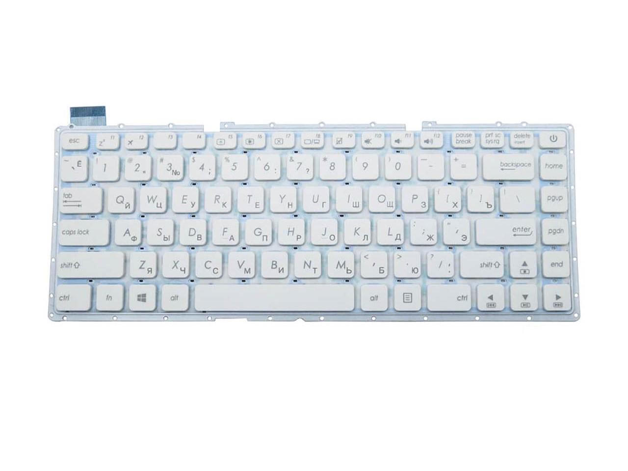 Клавиатура для ноутбука Asus R414UR матовая ( 0KNB0-4126RU00)