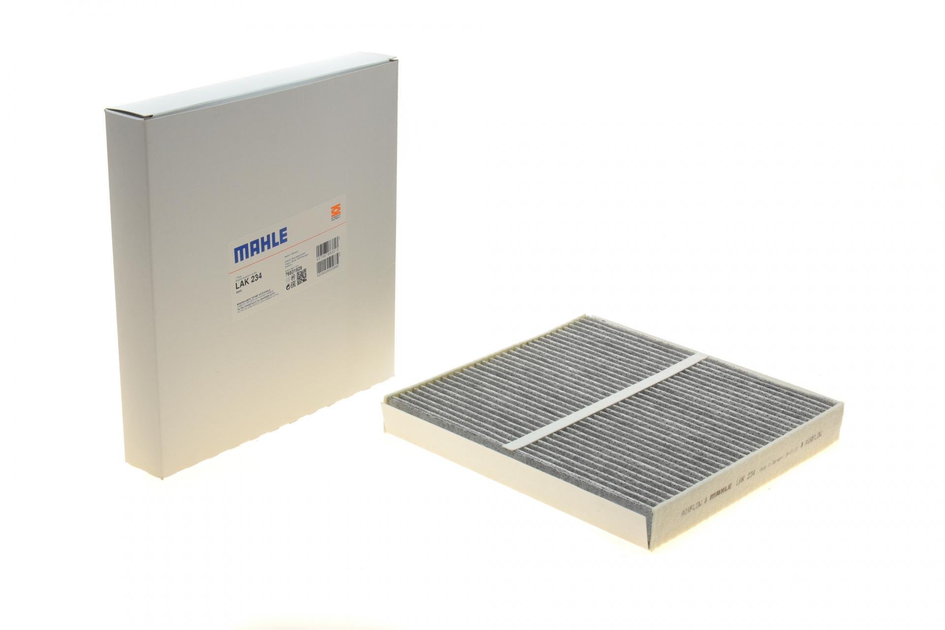 Фильтр салона KNECHT для BMW i8 13-/Z4 E85 09-16 угольный (LAK 234)