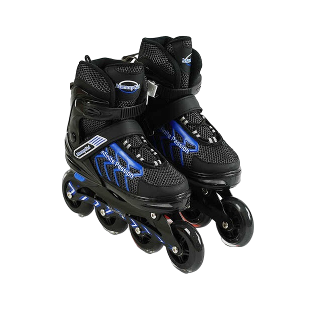 Ковзани роликові MammyGol PU колеса світяться р. 26-29 Blue (141178)