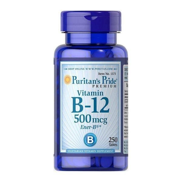 Витамин B-12 Puritan's Pride Vitamin B-12 500 mcg 250 таблеток