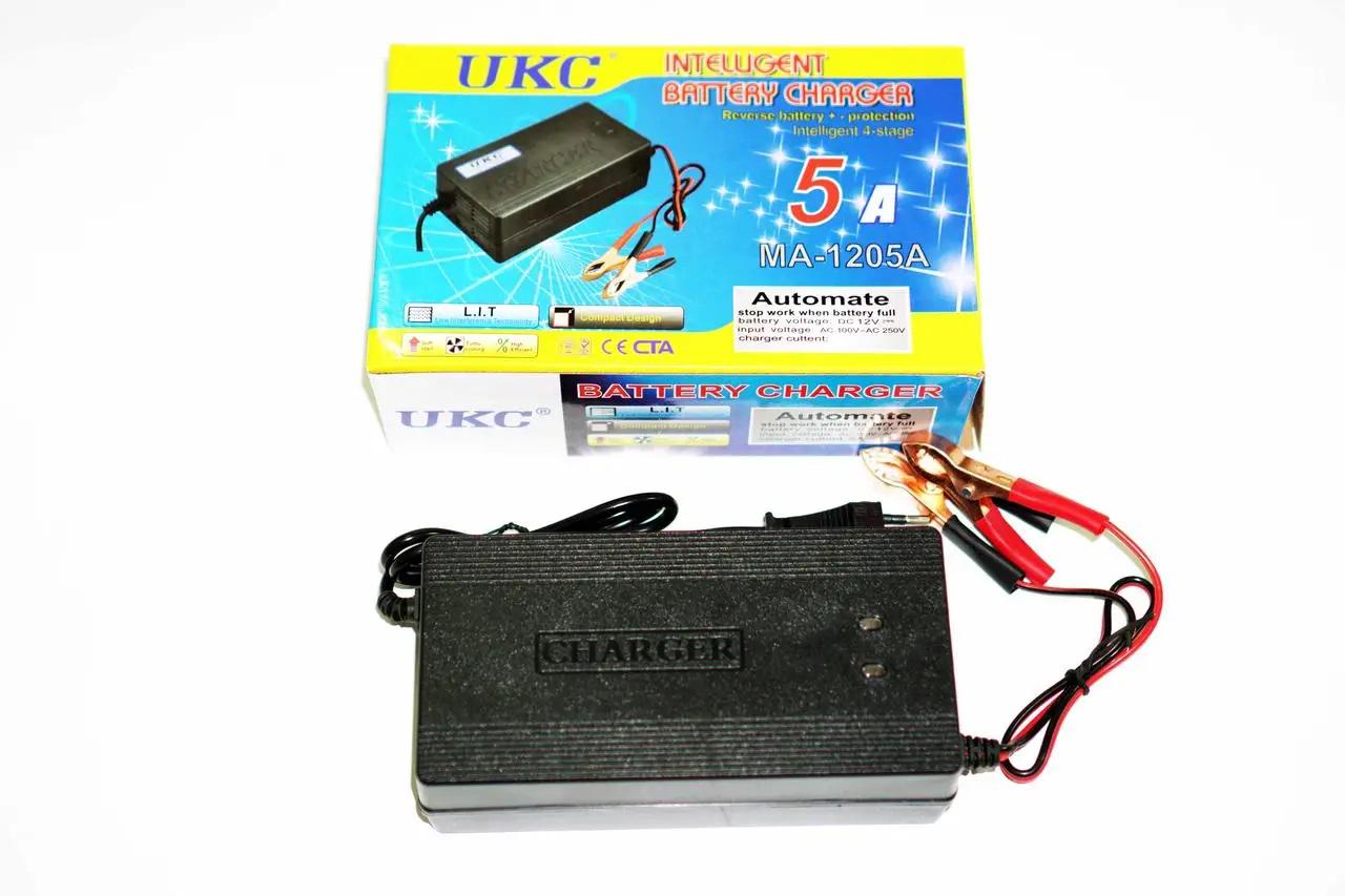 Зарядний пристрій UKC Battery Charger 12 В 5 A (2079257915) - фото 4