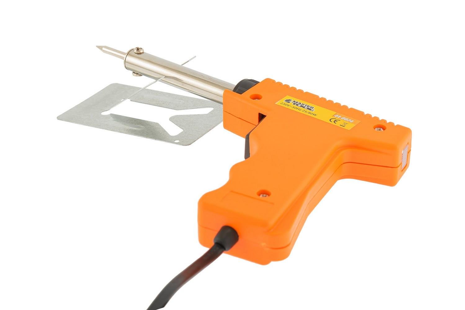 Паяльник електричний MasterTool 25/80 Вт 230V/50Hz регульований пістолетного типу (44-0024) - фото 4 Паяльник електричний MasterTool 25/80 Вт 230V/50Hz регульований пістолетного типу (44-0024) - фото 4