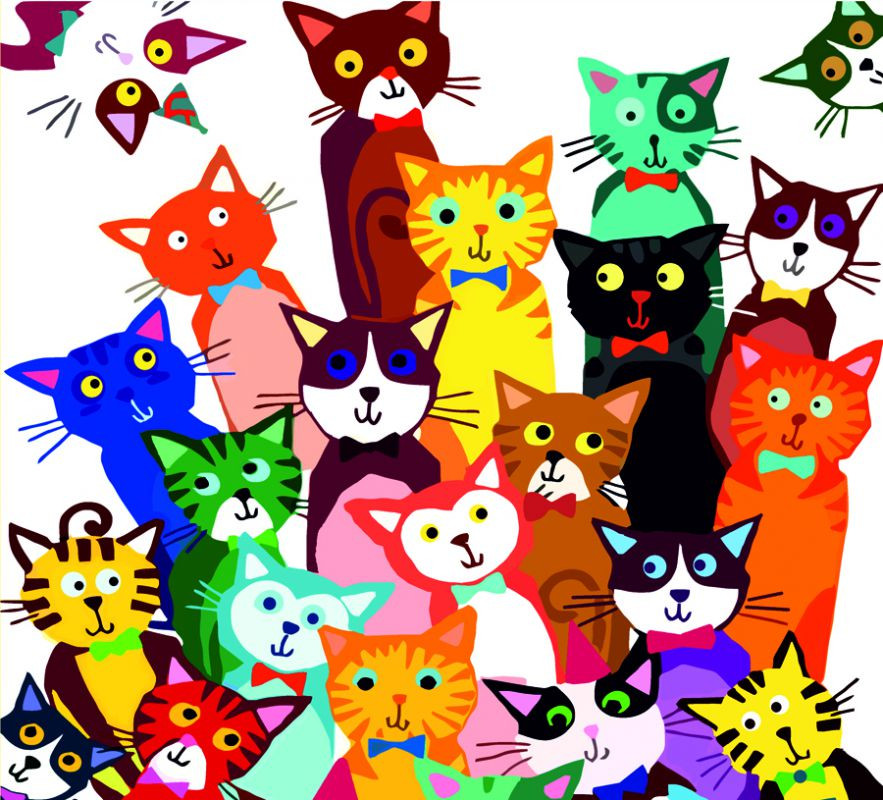 Картина за номерами Rosa 31 Кошеня 35х45 см (N00013268)