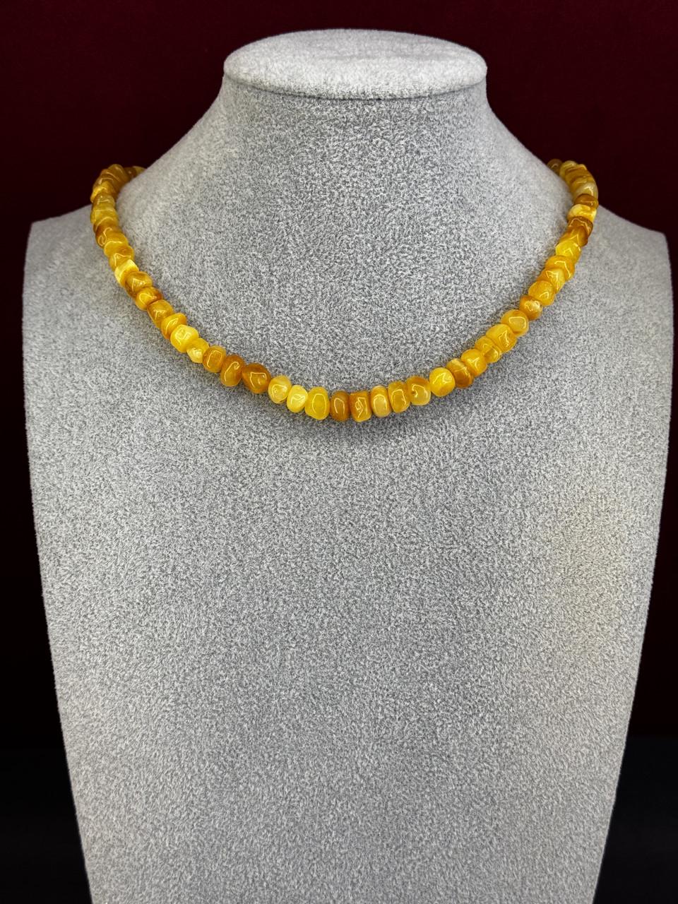 Бусы из янтаря лечебные 43 см (н-878)