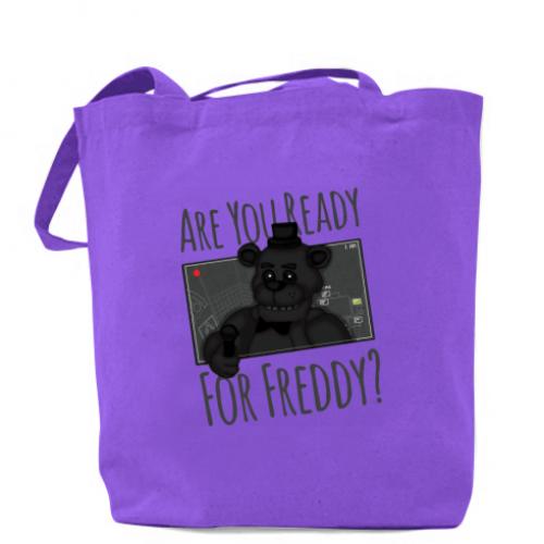 Шоппер Five Nights at Freddy's 1 41х37 см Фиолетовый (3644578-15-99742)