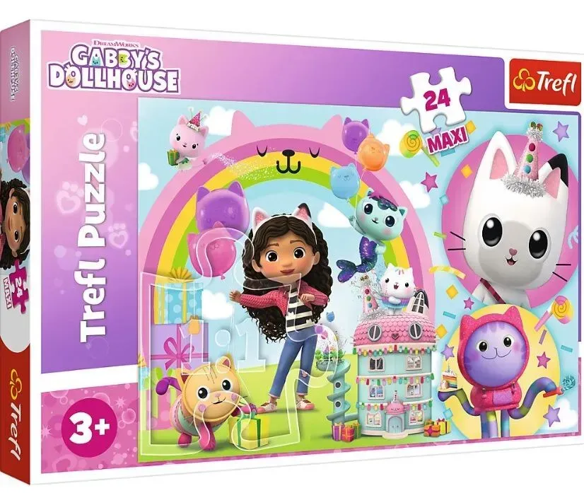 Пазлы Trefl MAXI Счастливый день Габби 24 эл. Разноцветный (150-98-14353)