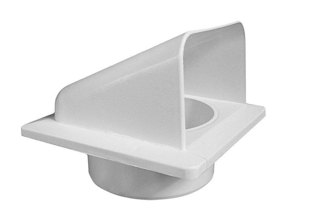 Ковпак вентиляційний Dospel з клапаном та фланцем 140х140x100 мм Білий (11010) Ковпак вентиляційний Dospel з клапаном та фланцем 140х140x100 мм Білий (11010)