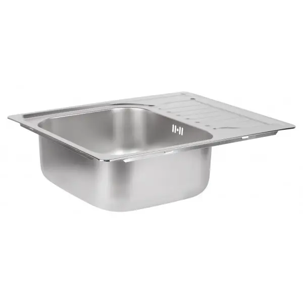 Мойка кухонная Wezer 5848 08 Deсor с сифоном 580x480x180 мм (1036943)