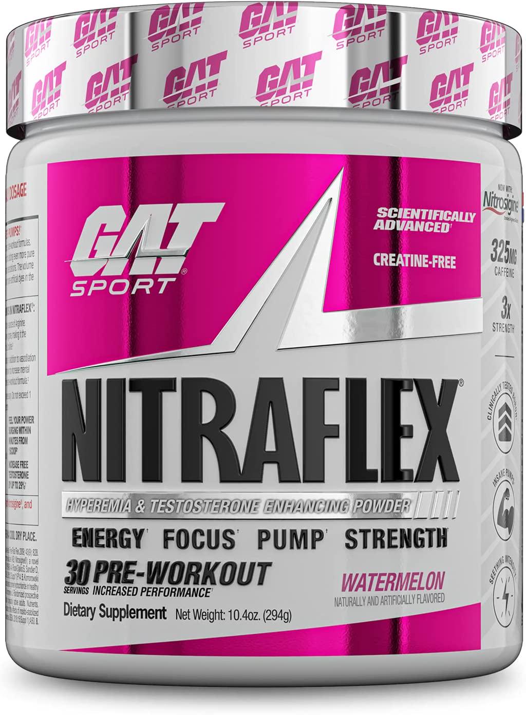 Предтренировочный комплекс GAT Nitraflex Watermelon 294 g