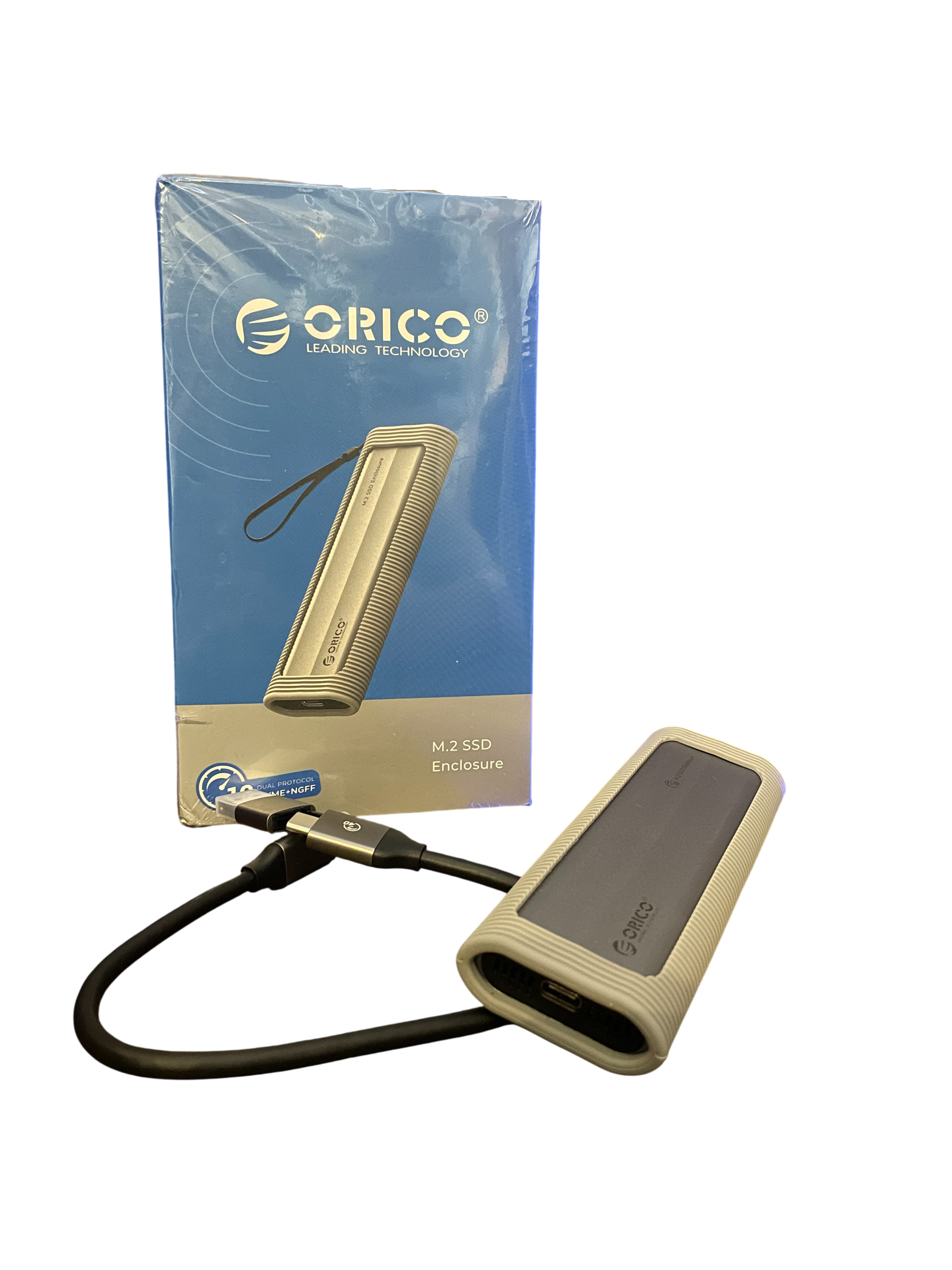 SSD-диск внешний M.2 ORICO 1 ТБ в силиконовом чехле (3132209150)