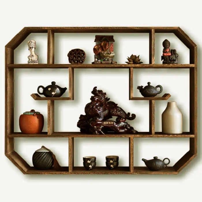 Полка для кружек из дерева Стантия 90 Латте (СДК-9011416)