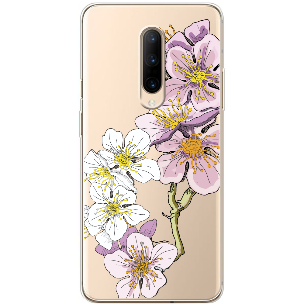 Чохол BoxFace OnePlus 7 Pro Cherry Blossom Прозорий силікон (37257-cc4-37257)