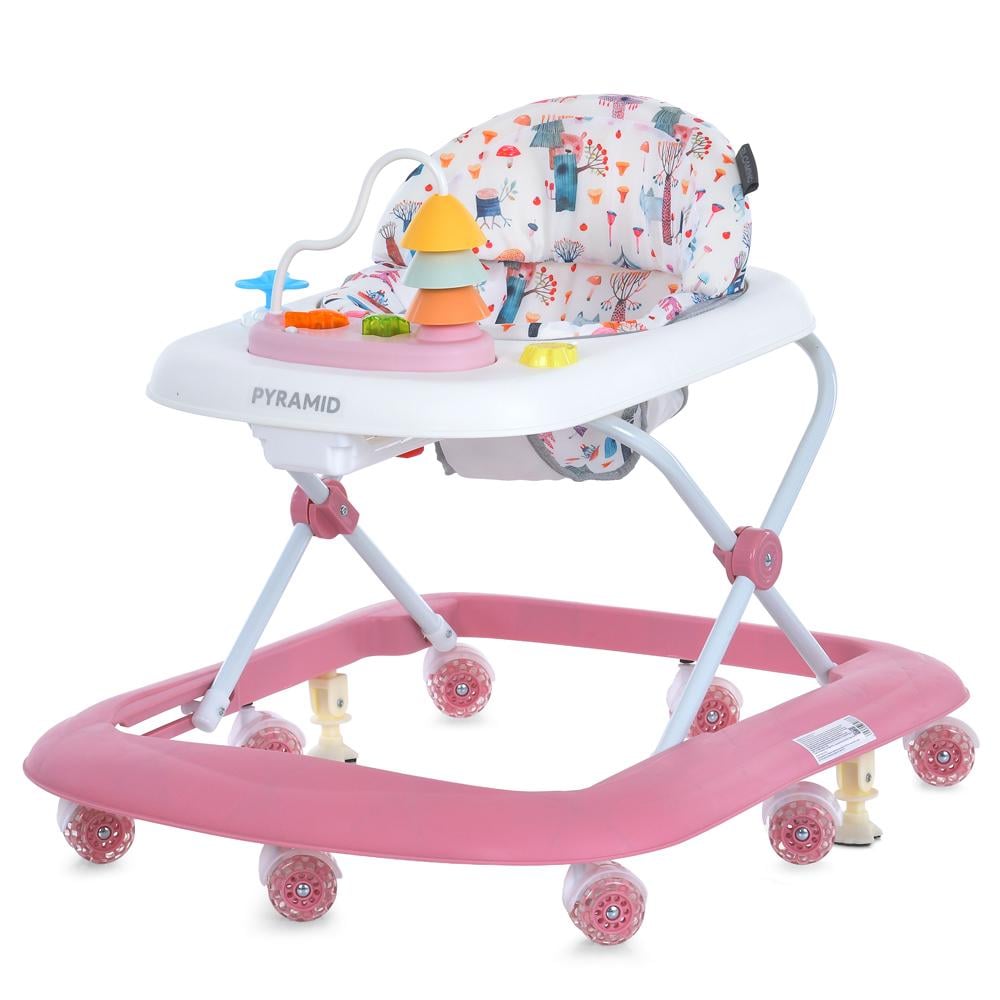 Ходунки El Camino ME 1217 PYRAMID восемь колес/музыкальная панель Розовый (32186503)