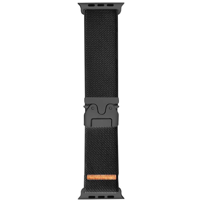 Ремінець Nylon New Design для Apple Watch 42/44/45/46/49 мм Black (00000075857_4)