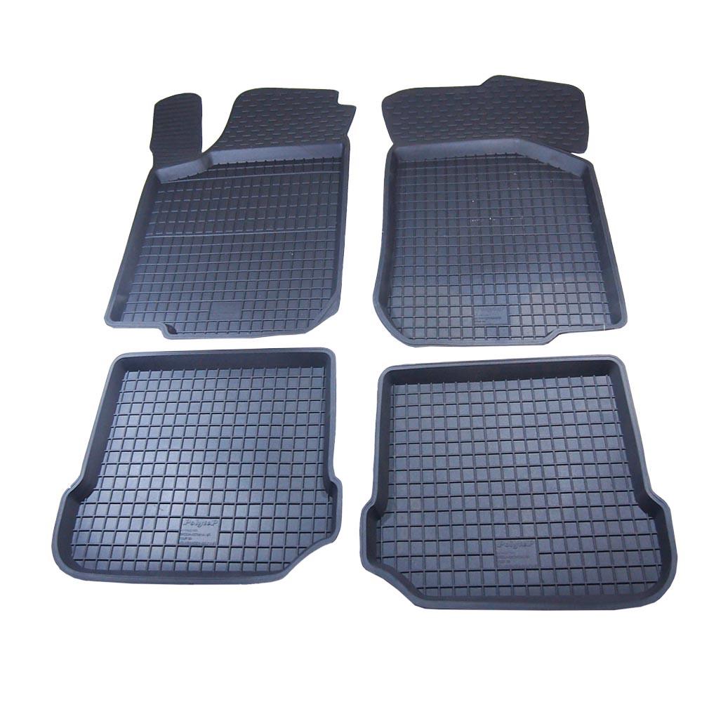 Коврики резиновые Skoda Octavia Tour/Volkswagen Golf IV/Bora/SEAT Toledo с бортом (43851)
