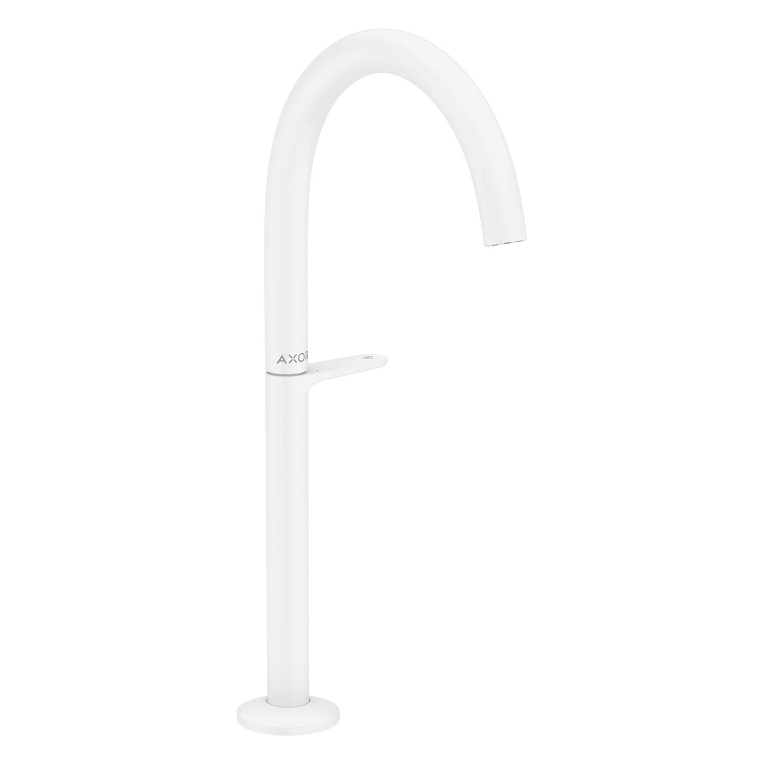 Смеситель для умывальника Hansgrohe Axor One 48030700 высокий однорычажный Белый (230168)