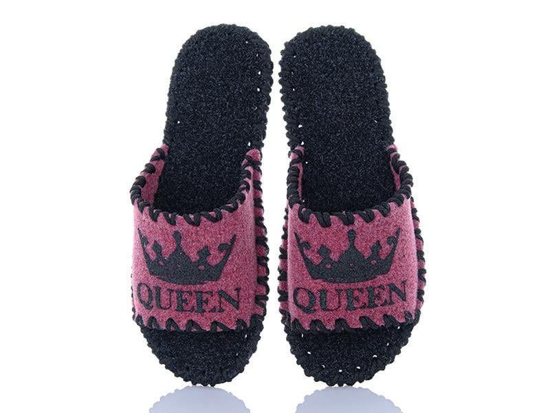 Тапочки фетровые женские VENDS 238 р. 38-39 Малиновый