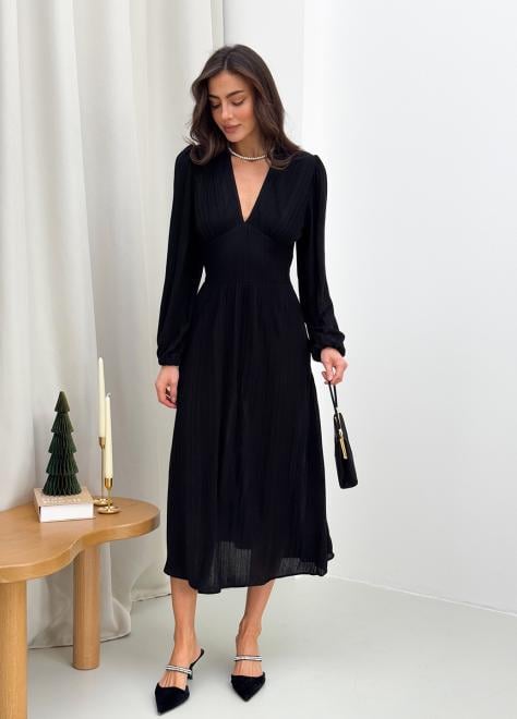 Сукня в'язана міді Nataly S Чорний